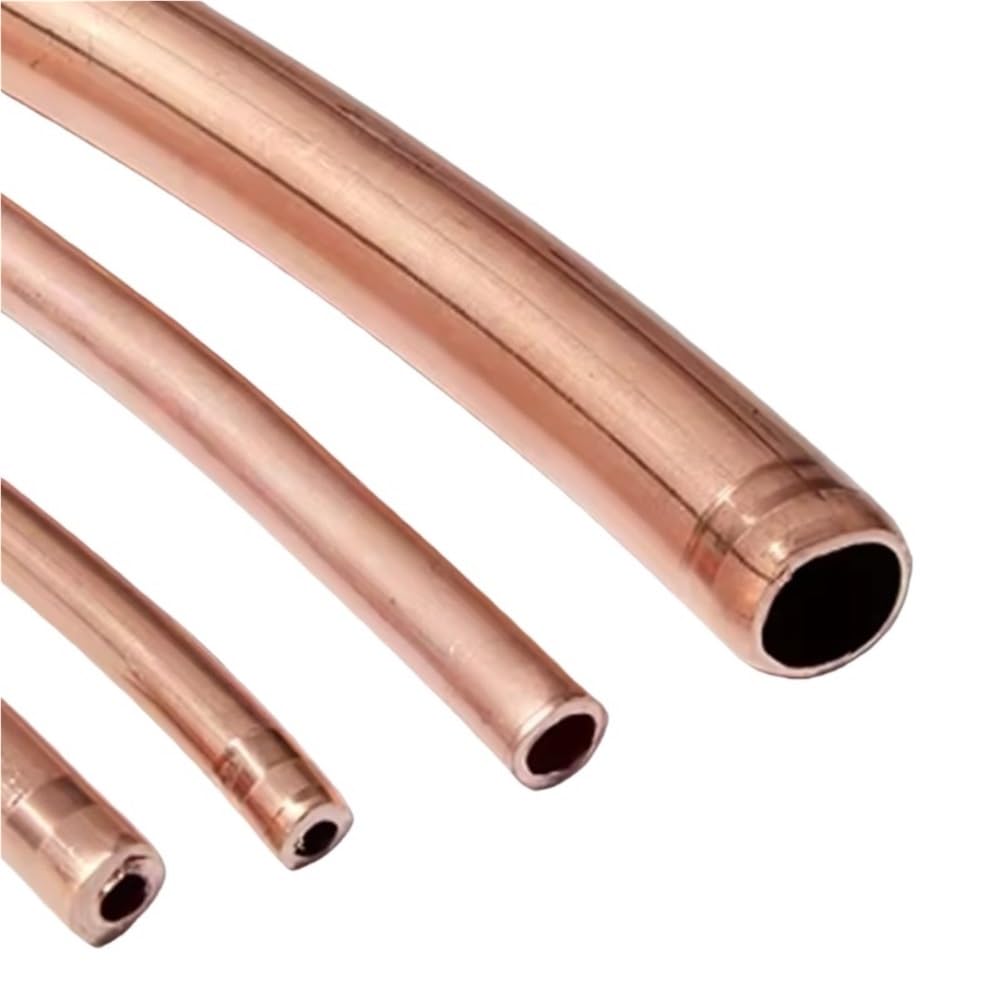 1 Stück violettes Kupfer-Spiralrohr, Kapillarrohr aus reinem, weichem T2-Kupfer for Klimaanlagen und Kältesysteme(3METERS*12MM*1MM)
