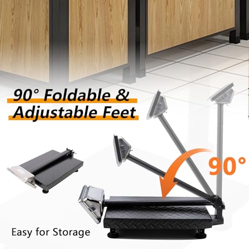 Báscula digital plegable de plataforma 660 lb miniatura 6