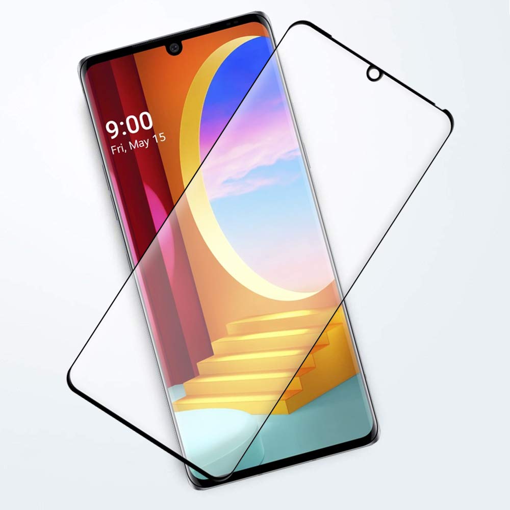 Newlike LG VELVET 5D Tempered Glass,Full Coverage Tempered Glass,9H Hardness,2.5d D, Ultra Clear, Anti Scratch Free Anti Finger Print For LG VELVET - Black (B08PSWTVM6) Amazon Price History, Amazon Price Tracker