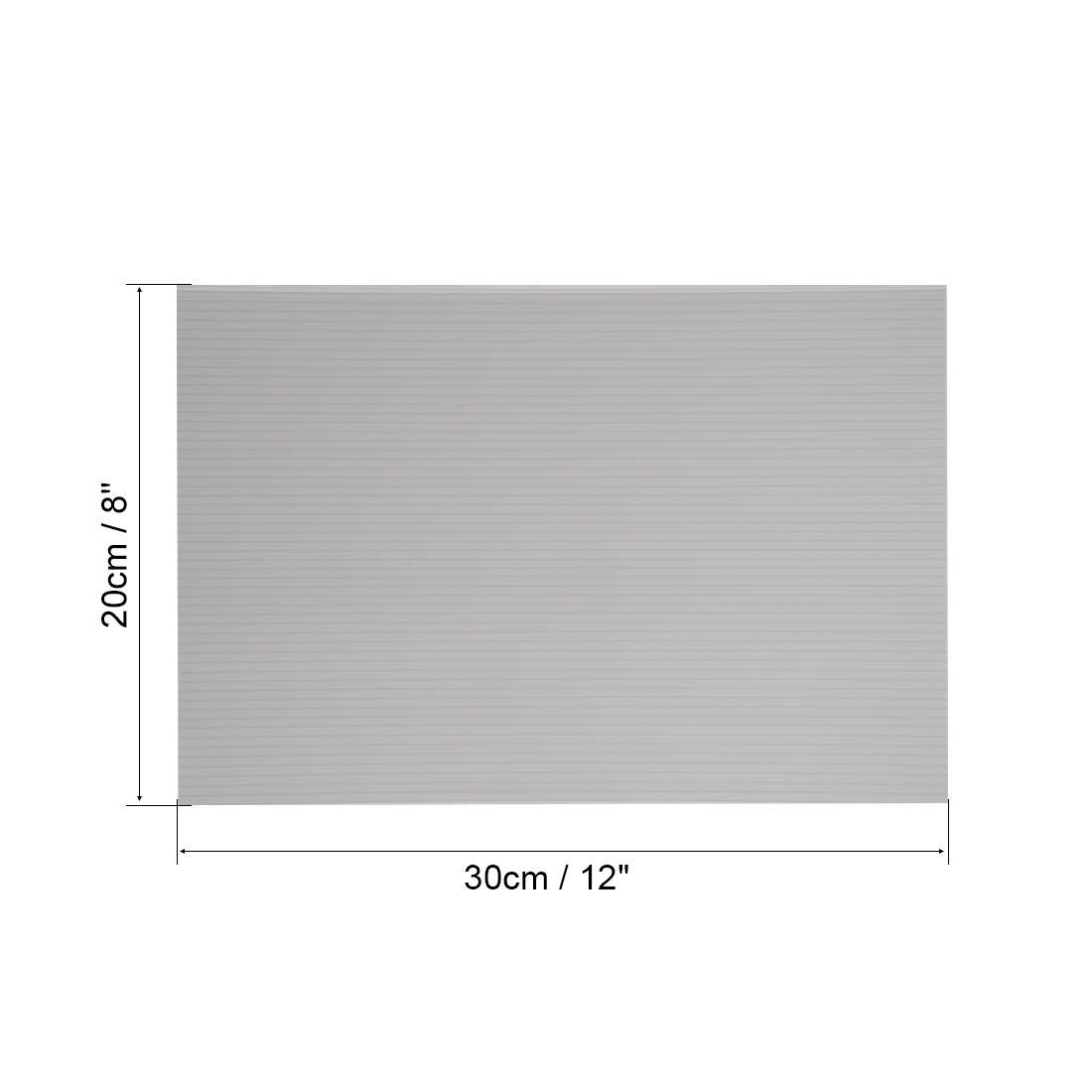 5 Fogli Di Plastica Ondulata 20x30 Cm Spessore 3mm - Cartellone Impermeabile Blu Per Insegne E Decorazioni Fai Da Te - 2