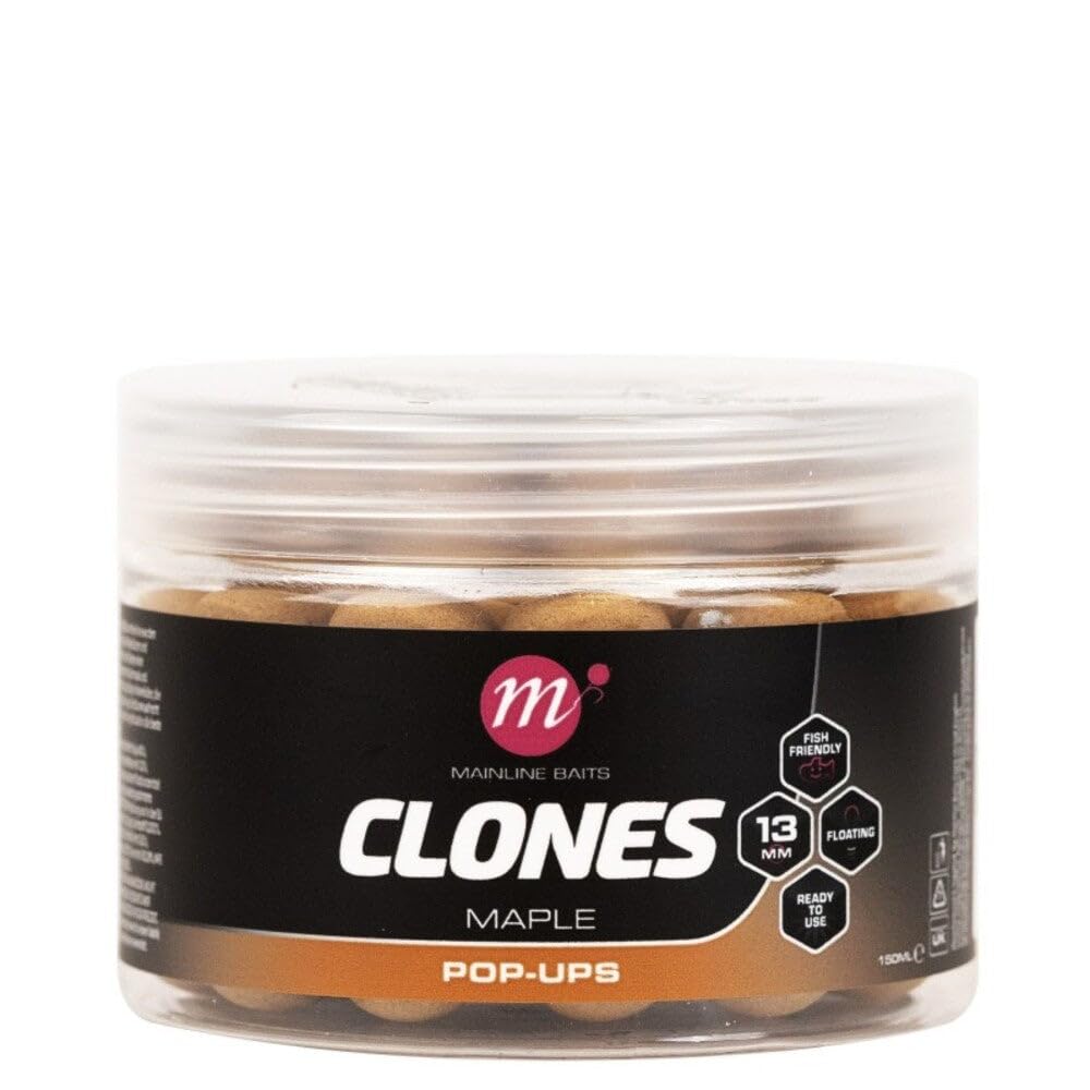 Mainline Baits Clones 13mm Pop Ups (Maple)