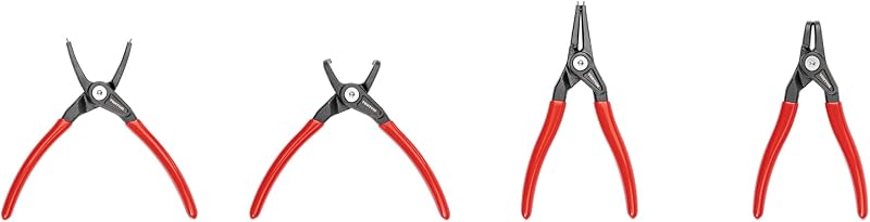 TEKTON 5 Inch Retaining Ring Pliers Set, 4-Piece | PRR90015