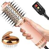 Voseki Hair Dryer Brush Blow Dryer Brush in One, 4-in-1 Hair Dryer Brush Blow Dryer with Oval Barrel, Mini Hot Air Brush for All Hair Types(Pink)