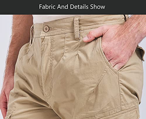 Men's Cargo Joggers Work Camo Chino Utility Combat Pants Trousers with Multi Pockets for Fall and Winter3