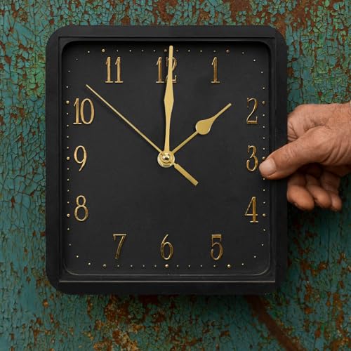 Battery Powered DIY Clock Mechanism Replacement Kit, Quartz Silent DIY Wall Clock Repair Parts, Motor Replacement with 3 Hands
