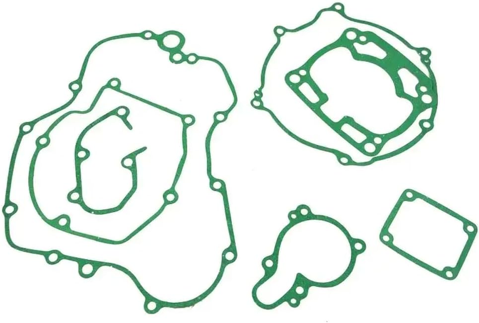 Engine Gasket Set Crankcase Cover Cylinder Gasket Compatible With KX 125cc KX125 2003-2005 Models Motorcycle Engine Parts Replacement