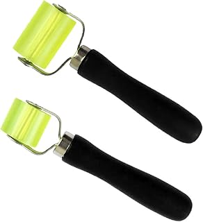 Wancala 2Pcs Car Sound Deadening Roller Metal Installation Tool,Car Audio Sound Deadening Roller,Sound Proofing Installation Tool,Rolling Wheel Interior Accessories