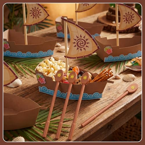Set de 30 bolígrafos gel negros Tenceur de fiesta hawaiana miniatura 4