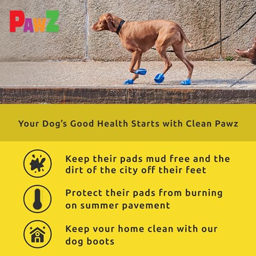 PAWZ PAWC-XXS Hundestiefel, gelb