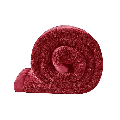 Madison Park Coleman Down Alternative Blanket for Summer, King, Burgundy by Madison Park - Used condition - Image 4