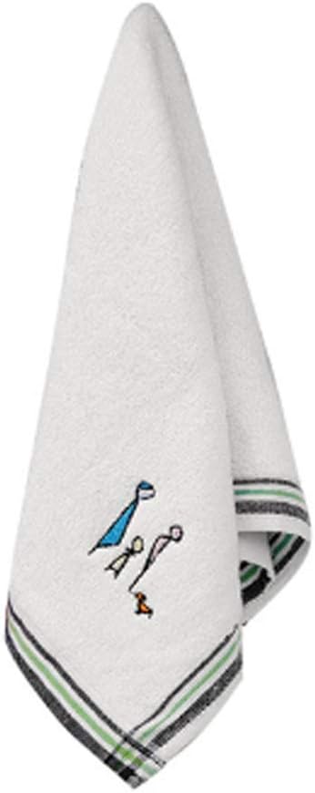 Towel Bathroom Super Absorbent Soft Cotton Towel Hand Towel Pure Cotton Embroidery Gift Children Kids (Color: D) (F)