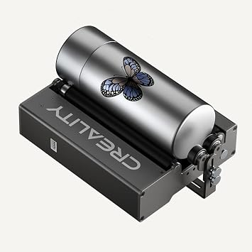 Creality Official Rotary Roller for Laser Engraving Machine, Suit for CR-Laser Falcon 10W and 22W CR Falcon 2