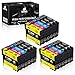 Produktbild IKONG T1295 Ersatz für Epson T1291 T1292 T1293 T1294 Druckerpatronen Kompatible mit Epson Workforce WF-3520 WF-3540 Stylus SX230 SX235W SX420W SX425W SX435W BX535WD(9 Schwarz,3 Cyan,3 Magenta,3 Gelb)