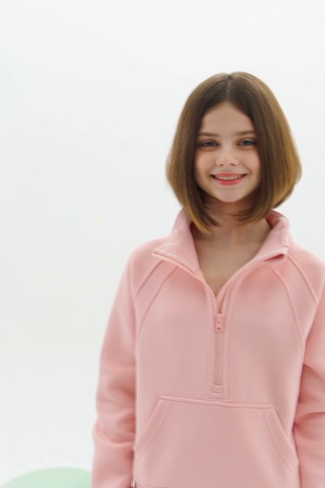 Felpa Con Cappuccio Rolanko Per Bambina - Giacca Con Zip, Cotone Morbido, Tasche - Foto 5