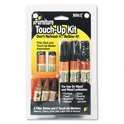Master Caster 18000 ReStor-It Furniture Touch-Up Kit, 8 Piece Kit