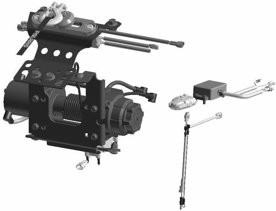 Polaris 4500LB Pro Heavy Duty Winch With Rapid Rope Recovery 2882240 Fits 2014-2020 XP S 4 900 1000 Turbo