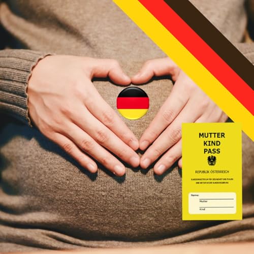 Mutterpasshülle 3-tlg transparent – Olanmarp Schutzhülle für den österreichischen Mutterpass MKP Weichfolie mit Einstecktaschen - Praktisch & schön für werdende Mamas - mit Extrafach (2 Stück)