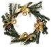 Red Co. Traditional Christmas Advent Wreath Candle Holder, Seasonal Decoration, 14 Inches
