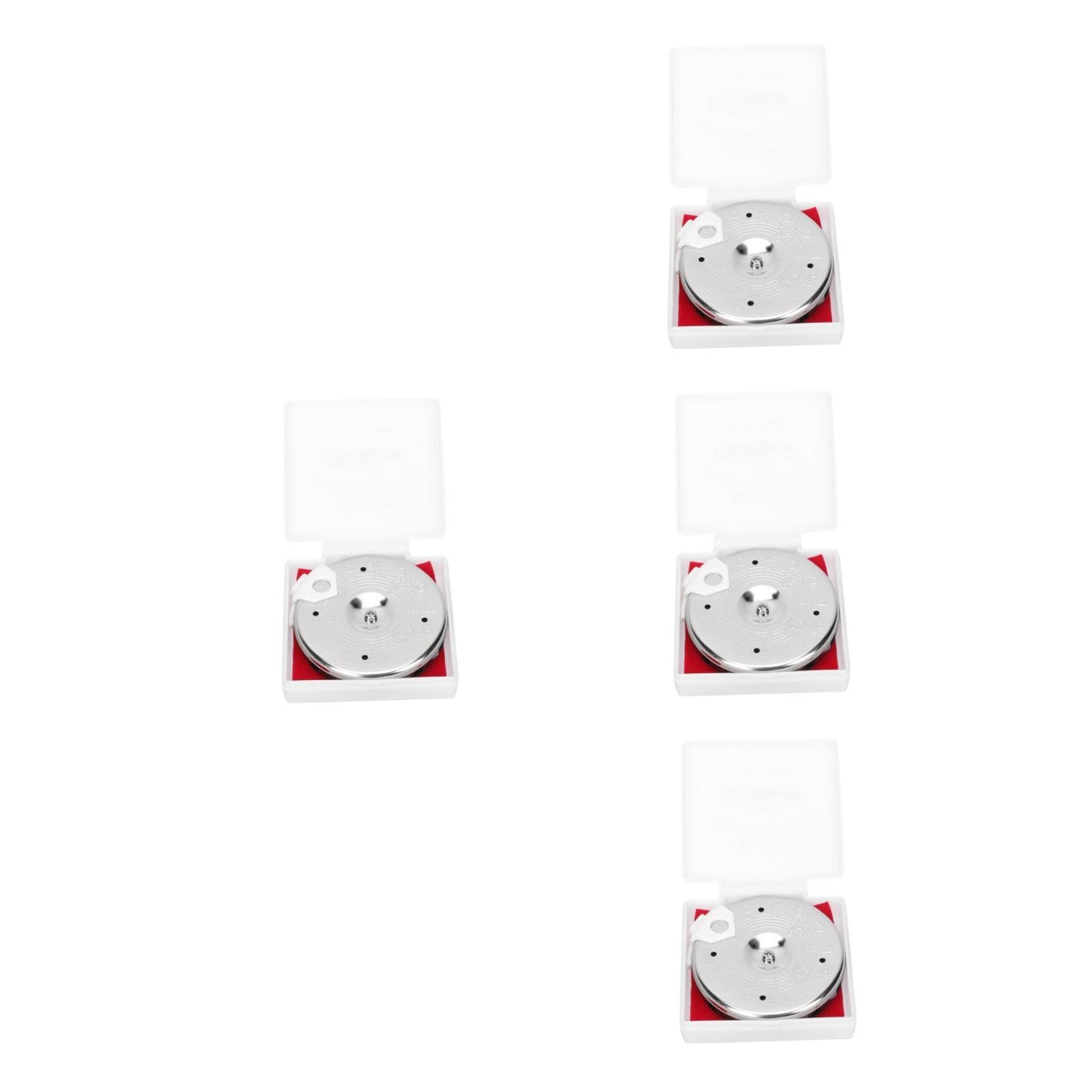 ibasenice 4sets Sintonizzatore Per Strumenti Musicali Accordatore Cromatico Professionale Per Chitarra Violino e Altri Strumenti Strumento Di Accordatura Pratico e Durevole Per Musicisti Di