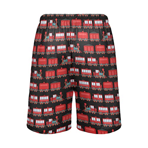 Ollabaky Men's Pajama Shorts Dogs Cartoon Pjs Bottoms Sleep Shorts Lounge Wear Pajama Pants with Pocket3