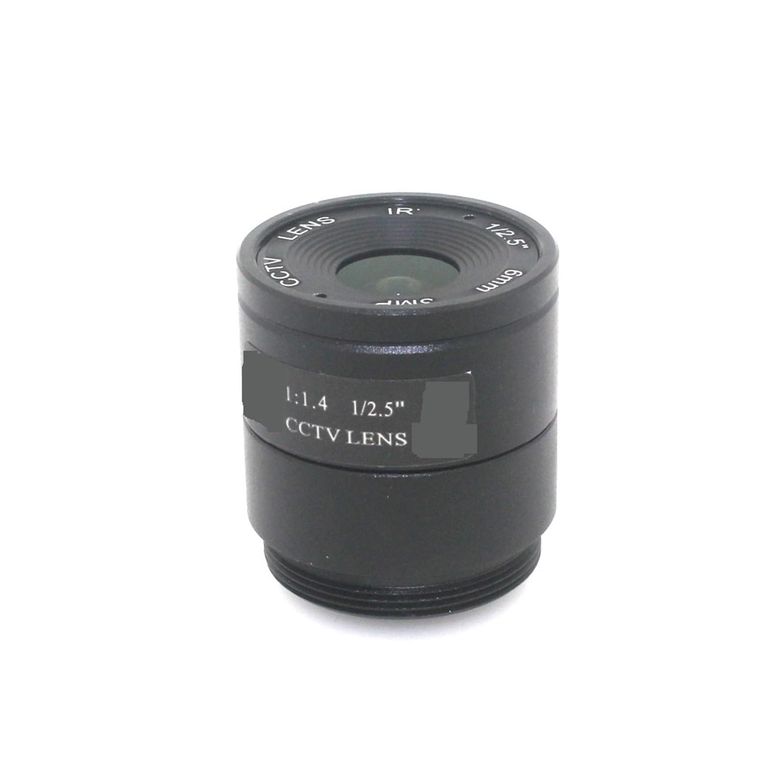 Edede One Color Microscope Lens, 2Pcs 6Mm Lens 3Mp Cs Mount Hd Cctv Camera Lens For Day/Night Ccd Security Cctv Camera