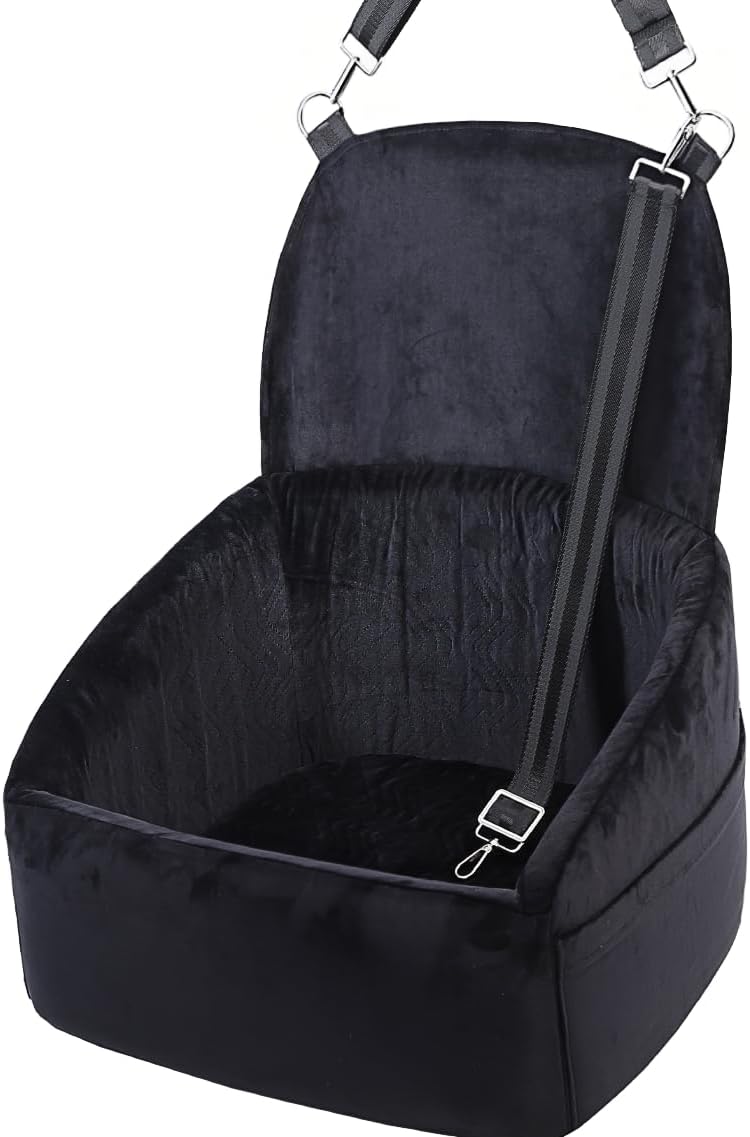 Compact Dog Booster Seat for Small to Medium Breeds, Washable & Safe Compact Dog Booster Seat for Small to Medium Breeds, Washable & Safe
