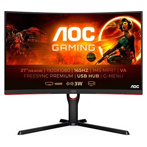AOC Gaming C27G3U 27 Inch Curved Monitor Cover