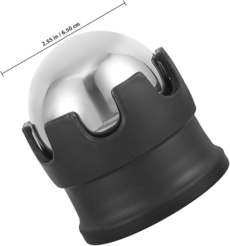 Miniatura 2 de Bola de masaje de acero inoxidable para relajación muscular y masajeador de mano desmontable para cuello, hombros, espalda, brazos, piernas y pies,
