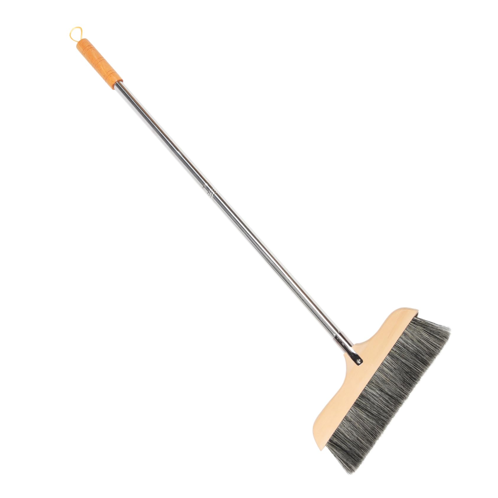 BESTYASH Wooden Broom with Soft Bristle Durable Hardwood Floor Sweeper for Home Cleaning Ergonomic Design Static Easy Assembly for Bedroom Kitchen and Bathroom