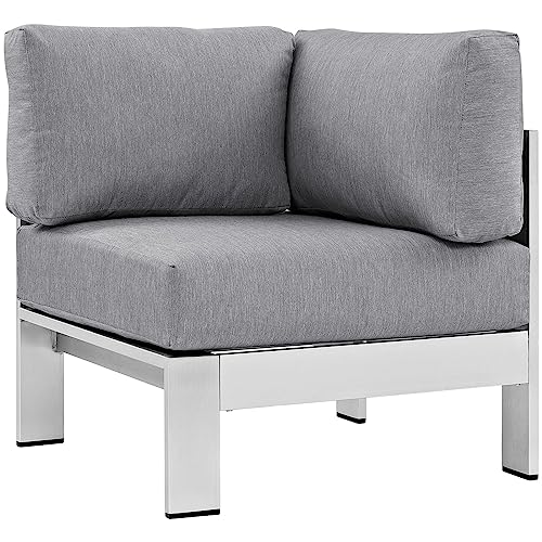 Shore 5 Piece Outdoor Patio Aluminum Sectional Sofa Set #TOP1