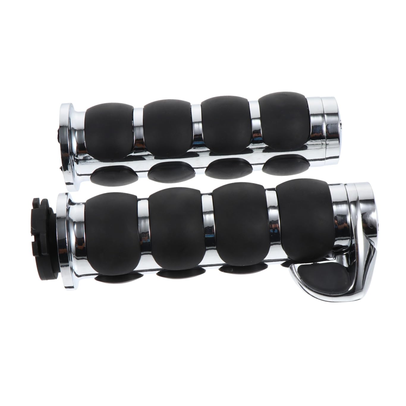 Poignées de Guidon Moto 1 Paire en Alliage D’aluminium