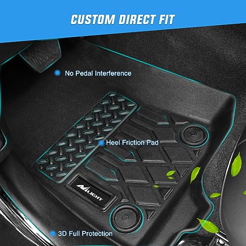Image of Nilight TPE Floor Mats for Tesla Model Y 5-Seat