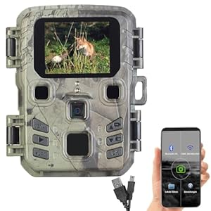 VisorTech Wildcamera: WLAN-2K-Wildkamera, PIR, Nachtsicht, 6 Monate Stand-by, App, IPX5 (Wildkamera WiFi, WLAN, LED)