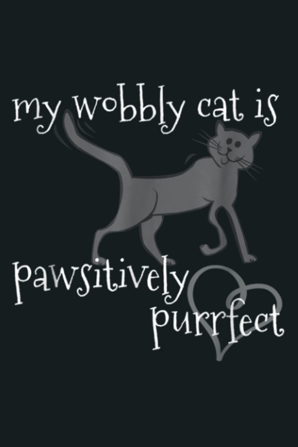 My Wobbly Cat Is Pawsitively Purrfect CH Lover Graphic: Notebook Planner - 6x9 inch Daily Planner Journal, To Do List Notebook, Daily Organizer, 114 Pages