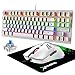 Tastiera da gioco set di mouse con mousepad, tastiera da gioco G-PRO White Tasti TKL Ultra -light Honeycomb Shell, tastiere meccaniche, topi e dispositivi di input, tappetino topi tastiera RGB