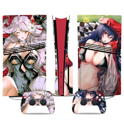 Pasprt PS5 Pro Anime Skin Set Disc Edition