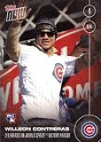 2016 Topps Now #OS-6A Willson Contreras Baseball Rookie Card - Celebrates in World Series Victory Parade - Only 898 made!