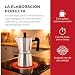 Imagen de Oroley New Vitro Cafetera Italiana 6 Tazas