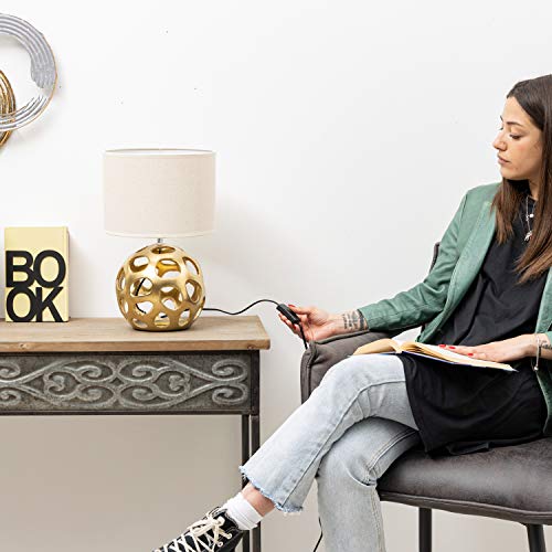 BARONI Lampada da Tavolo in Ceramica Colorata