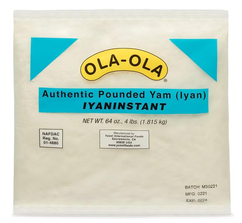Pounded Yam, Ola Ola - 4 lbs - $5.25 per lbs