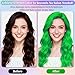 Green hair spray, green hair spray temporary for Women Kids Men, Washable Temporary Hair Dye, Spray hair color Non-Sticky, For Christmas Party, Halloween Crazy Hair Day, Cosplay Party (Green 4.06 oz)