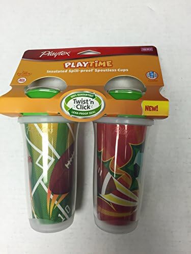 Playtex Playtime Sports Insulated Spoutless Cups, 2 Count (Colors May Vary)