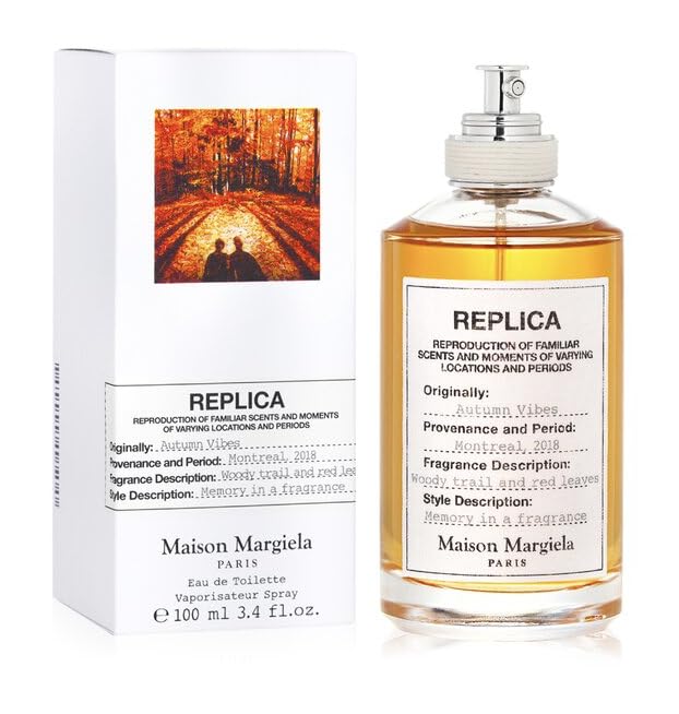 Replica Autumn Vibes Eau de Toilette 100 ml avec 3 échantillons de niche pour l'automne