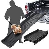 Epetlover Folding Pet Ramp Ladder Portable Lightweight Not Slippery Dog Ramp for Small Medium Senior...