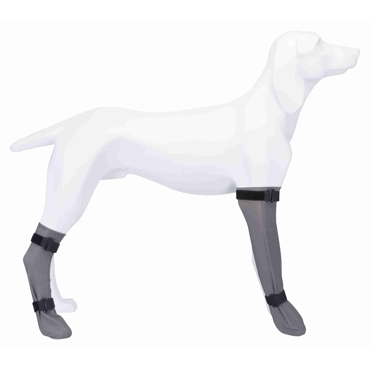 TRIXIE Schutzsocke - aus Silikon für Hunde für Vorder- & Hinterpfoten - 6cm/30 cm , Hundesocken hält Wunden oder Verbände trocken & sauber - 19431