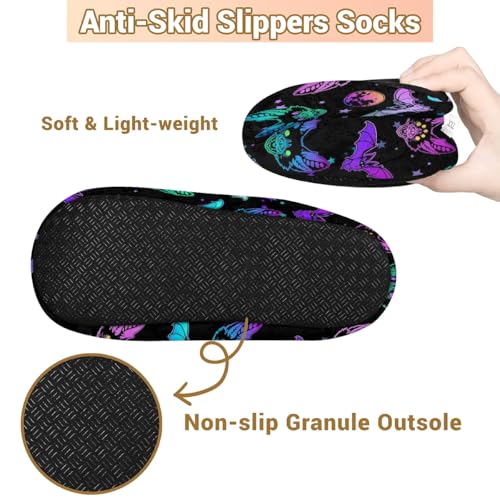 House Slippers for Women Men, Cute Dog Closed Back Fuzzy Plush Slippers, Comfy Bedroom Home Shoes with Anti-Skid Rubber Sole Indoor Outdoor4