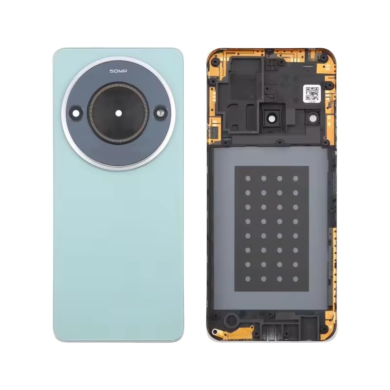 Pannello posteriore in vetro compatibile per ZTE Blade A75 5G modello A75 – Coperchio posteriore della batteria – Parte di ricambio