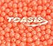Toasis Luminous Glow Hard Plastic Fishing Beads 5 Sizes 500pcs (Red)