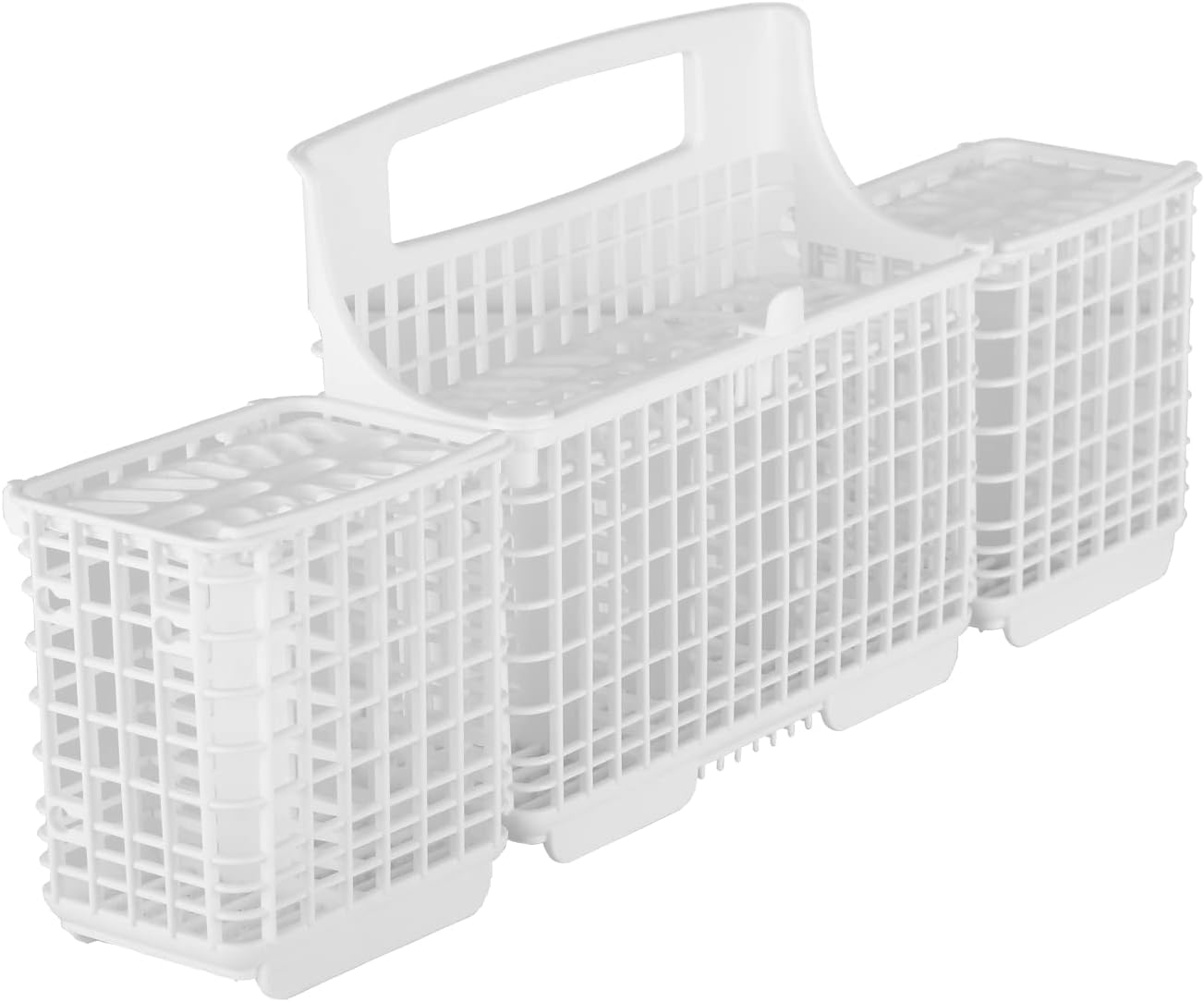 Silverware Basket Compatible with Kenmore 66513772K602 66513772K603 66513772K604 66513773K600 66513773K601 66513773K602 66513773K603 66513773K604 66513779K600 66513779K604 66513782K600 Dishwasher