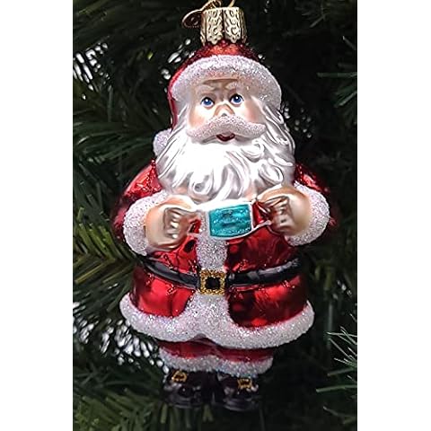 Old World Christmas Santa Glass Ornament Cover